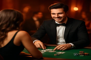 সোনালি কয়েন ও রুলেটের গতিময় ক্যাসিনো দৃশ্য